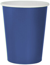 Kubeczki papierowe niebieskie - 270 ml - 14
