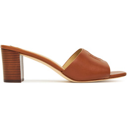 Klapki LAUREN RALPH LAUREN Everley Block-Heel 802974364002 Brązowy
