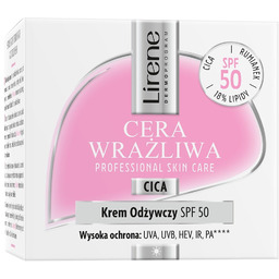 Lirene Cera Wrażliwa krem odżywczy SPF50 50ml