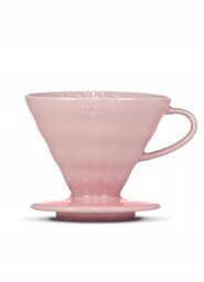 Ceramiczny dripper Hario V60-02 różowy filtry