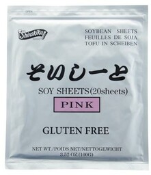 Sojowe arkusze (papier sojowy różowy) do sushi 20