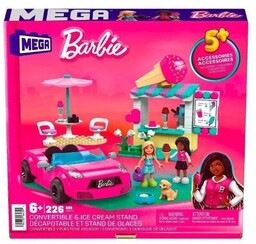 Barbie Klocki Kabriolet I Stoisko Z Lodami
