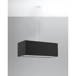 Sollux Lighting Żyrandol SANTA BIS 80 SL.0780 czarny