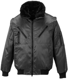 PORTWEST PJ10 KURTKA PILOT; CZARNY