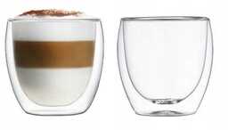 Szklanki termiczne do kawy Latte 250ml - 2szt