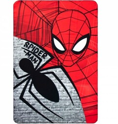 Kocyk polarowy Spiderman 100x150 red