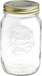 Bormioli Rocco Quattro Stagioni Słoik do Przechowywania, Biały,