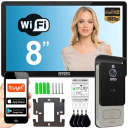Wideodomofon Cyfrowy 5TECH Twin Wi-Fi Virgo One 82228C