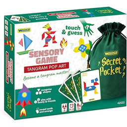 Play&Fun Secret Pocket Tangram Pop Art gra sensoryczna