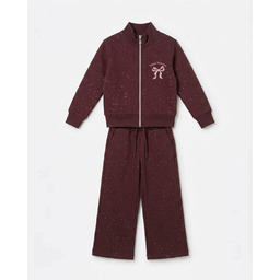 Komplet dresowy dla dziewczynki 110 bluza szerokie spodnie