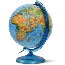 WONDAY - Globus świetlny KID, dla dzieci, niebieski,