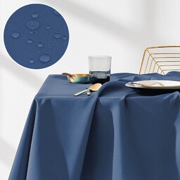 OBRUS PLAMOODPORNY AURA - GRANATOWY 140x300