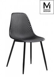Ażurowe krzesło Tivo PM071H.BLACK King Home do kuchni