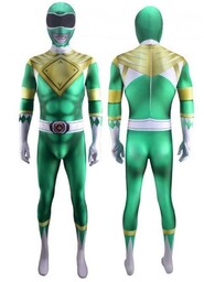 Strój Kostium Tommy Zielony Power Rangers 164/170