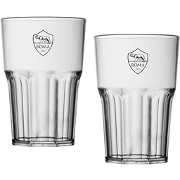 AS Roma Szklanki akrylowe