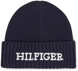 Czapka Tommy Hilfiger Monotype Beanie AM0AM11737 Granatowy