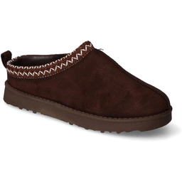 Śniegowce Klapki damskie D7718-4 Czekoladowe