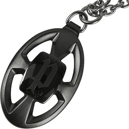 JEWELER''S POLICE PJ25319PSU02. Naszyjnik, Kolor czarny. Mężczyzna.