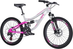 Rower górski 26" biamortyzowany z 21-biegową przekładnią Shimano