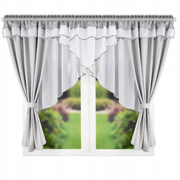 Firanka Gotowa Woal na Taśmie Firany Z Zasłonami