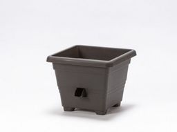 Donica balkonowa 4,5l samonawadniająca Szara, 25x25cm Bergamot
