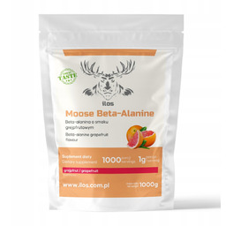 ilos MOOSE BETA-ALANINE BETA-ALANINA PRE-WORKOUT 1000g 1kg SMAK