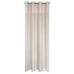 Design 91 Zasłona 140x250 Agnes kremowa złota welurowa