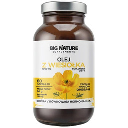 BIG NATURE Olej z wiesiołka suplement diety 60