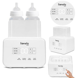 Podgrzewacz do butelek pokarmu mleka 2butelki Sterylizator Lionelo
