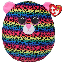 TY Squish-a-Boos wielokolorowy leopard - DOTTY, 22 cm