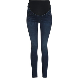 Damskie spodnie ciążowe jeansowe elastyczny pas granatowe Bellybutton,