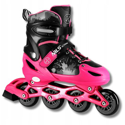 Łyżworolki Rolki Regulowane R Kauczukowe Kółka 39-42