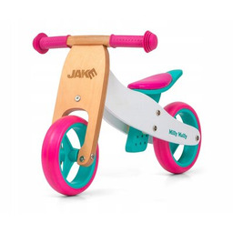 MILLY MALLY Rowerek biegowy Jake 2w1 Classic Różowo-miętowy