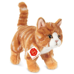 Maskotka Kotek Rudy Pręgowany Stojący 20 cm Teddy