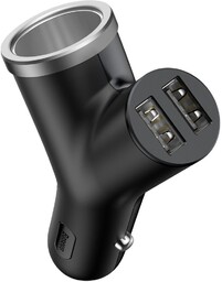 Baseus Y Type Car Charger ładowarka samochodowa 2x