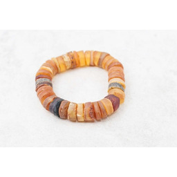 Pakamera Bransoletka z bursztynu bałtyckiego - bransoletka talarkowa