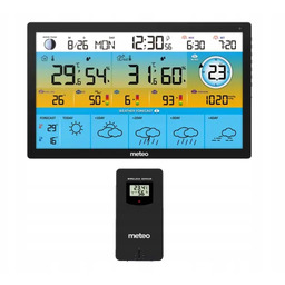 Stacja pogody Meteo SP500 Wi-Fi Alarm Budzik Data