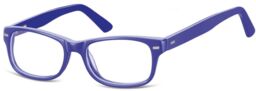 Sunoptic Okulary dziecięce zerówki Nerdy AK49E niebieskie