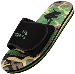 Klapki Męskie Kubota Rzep Multicolor Moro Czarny 41