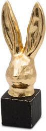 Figurka wielkanocna złoty zajączek CW04-1