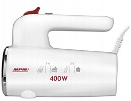 Mikser ręczny Mpm MMR-18 400 W biały