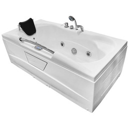 Wanna z hydromasażem prostokątna przyścienna 167x85 cm MO-0206