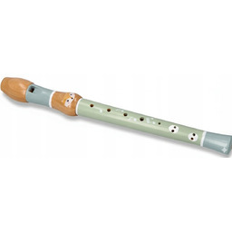FLET DREWNIANY ZABAWKA GRAJĄCA INSTRUMENT MUZYCZNY FLET FLECIK