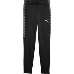 Puma Teamliga26 spodnie treningowe Jr, PUMA Black-PUMA białe-płaskie