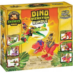 Treasure X Dino Gold Dinozaur T-rex i Pterodaktyl