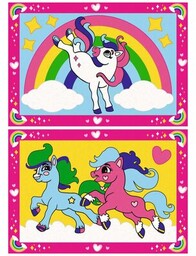 RAVENSBURGER Malowanie po numerach CreArt Fairytale Ponies 23964
