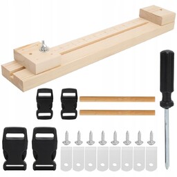 BRANSOLETKA PARACORD ZESTAW PRZYRZĄDÓW DO TKANIA DREWNIANY