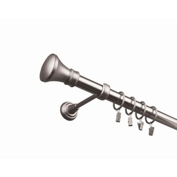 Karnisz pojedynczy 25 mm chrom mat I 200