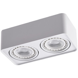 Lampa sufitowa metalowa biała 2-punktowa AZ4132 z serii