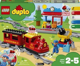 LEGO DUPLO, klocki Pociąg parowy 10874